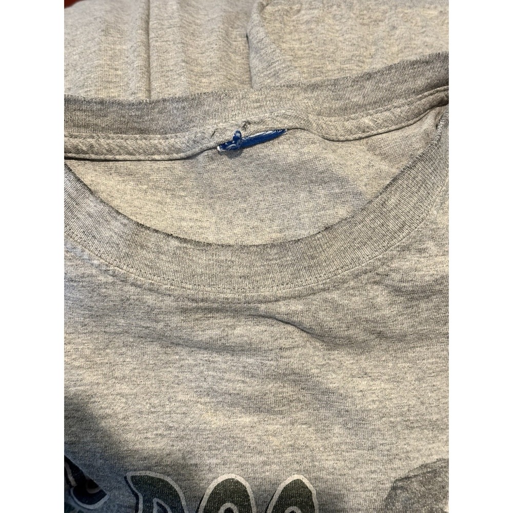 Vntg Mens 2X Gray Bad Dog St. Bernard Attitude Is Everything Long Sleeve T Shirt - Picture 3 of 5